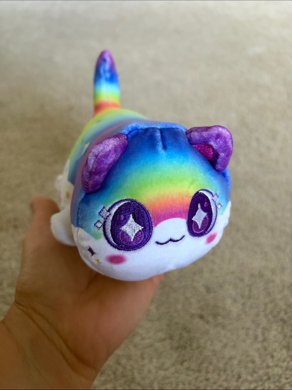 Aphmau Rainbow Plush - Multicolor Plush Pet Friend